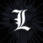 An icon of the letter L in Cloister Black font, to symbolize the character L from Death Note.